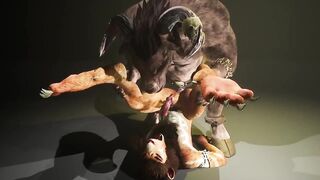 Beast takes deepboyo minotaur hardcore anal cumshot