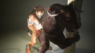 Beast takes deepboyo minotaur hardcore anal cumshot