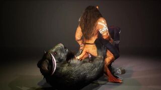 Furry threesome with monster cock destroys tight holes raw deepboyo animation