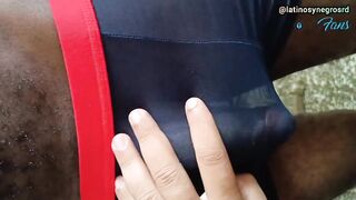 My neighbor's huge black cock makes me jump every time he fucks me raw