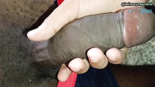 My neighbor's huge black cock makes me jump every time he fucks me raw