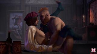 The witcher gagged his tight asshole raw for lunch big dick ruined his boyfriend