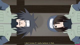 Straight village guys ruthlessly double penetrated in secret gay anime hentai