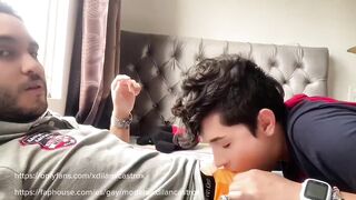 Twink gets destroyed bareback by straight cousin massive creampie