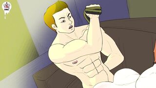Step dad ruins his stepson raw hentai yaoi