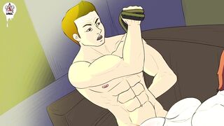 Step dad ruins his stepson raw hentai yaoi