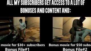 The Lust of Ass Joel Miller gets Pyramid Head's monster cock destroyed in rough animation