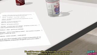 HARD Fucking the femboy cosplay bitch Latino rough hentai