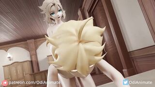 Aether x Albedo destroyed fucked raw yaoi anal