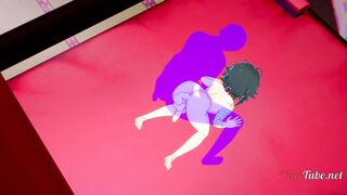 Xiao destroyed in rough bareback Yaoi fuck