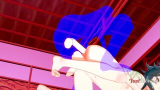 Xiao destroyed in rough bareback Yaoi fuck
