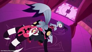 Stolas and Blitz nasty creampie fuck in animated gay hentai