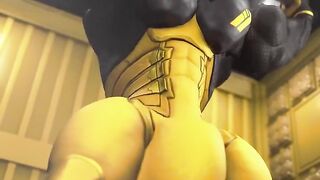 Size theft muscle growth animation 1 ball gets 8 ball stuffed in clenched tight choking mess