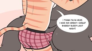 Thick thighs squash gay cartoon under relentless cumshot