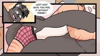 Thick thighs squash gay cartoon under relentless cumshot