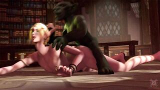 Goblin x Elf Rough Fucking in WoW 3D Animation