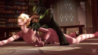 Goblin x Elf Rough Fucking in WoW 3D Animation