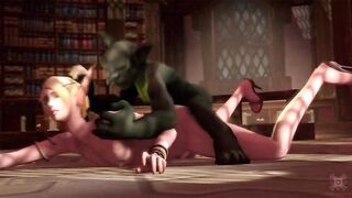 Goblin x Elf Rough Fucking in WoW 3D Animation