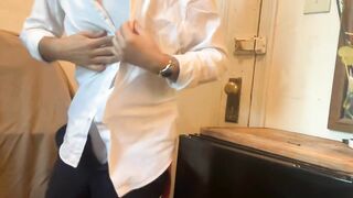 Roommate strips me naked and my dick pops out compilation