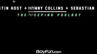 3 raw twink cocks destroyed in a poolside gangbang