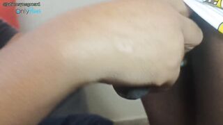 Neighbor's big black dick makes this twink's face gush like a slut