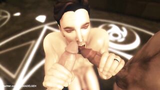 Doctor Strange gets his Multid!ck destroyed in this Marvel 3D yaoi parody