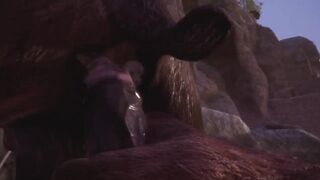 Minotaurs Fuck Each Other Hard Anal Licking Big Dick Furry Porn