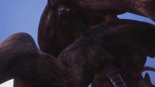 Minotaurs Fuck Each Other Hard Anal Licking Big Dick Furry Porn