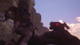 Minotaurs Fuck Each Other Hard Anal Licking Big Dick Furry Porn