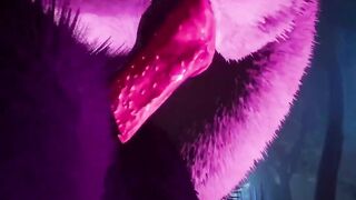 Gay furry synth lovers wild lion wolf cum in mouth orgasm animation