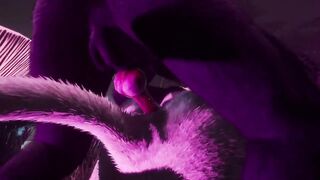 Gay furry synth lovers wild lion wolf cum in mouth orgasm animation