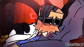 Black Hat ruins the shy twink doctor’s mouth with his gay monster