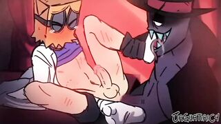 Black Hat ruins the shy twink doctor’s mouth with his gay monster