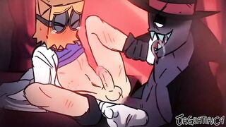 Black Hat ruins the shy twink doctor’s mouth with his gay monster