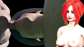 Sissy sucks his own dick raw POV destroyed by big cock