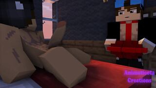 His Huge Tasty Cock destroyed by deep throat minecraft gay sex