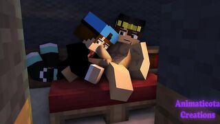 His Huge Tasty Cock destroyed by deep throat minecraft gay sex