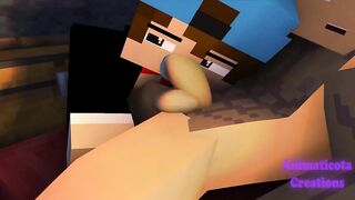 His Huge Tasty Cock destroyed by deep throat minecraft gay sex