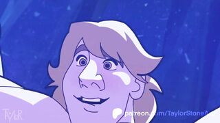 Kristoff gets brutally fucked with big frozen dick in gay animated cartoon