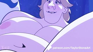 Kristoff gets brutally fucked with big frozen dick in gay animated cartoon