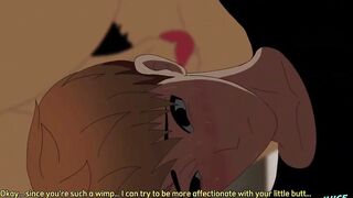 Chubby bear daddy wrecks twink in rough yaoi hentai