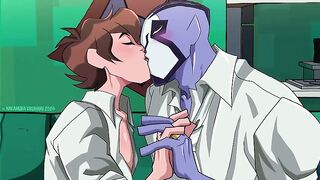 First kisses then rook husband gets fucked raw cartoon gay wedding parody