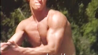 Ancient Greek muscle gods compete naked in brutal games