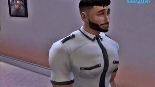 Mr Policeman and Two Boys Roughly Fucked in HD 3D Animation