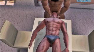 Mr Policeman and Two Boys Roughly Fucked in HD 3D Animation