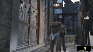 Back alley gangbang monster cock wrecks hairy twinks raw