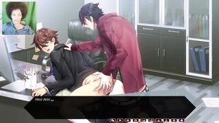 My twink boy destroyed by daddy scouts in hentai anime game