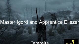 Master Igord and Apprentice Eliezer Cum Drenched Campsite Threesome
