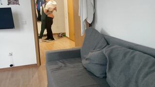 Big dick stuffed down twink throat till he gagged and blew a load