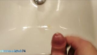 Bored Hard Horny in Hotel Room Cumshot Uncut POV